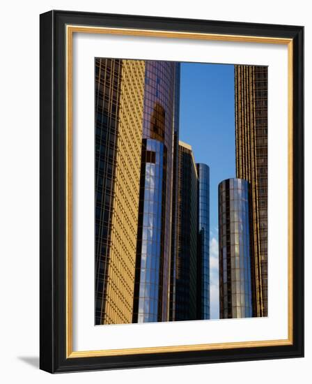 Renaissance Center, Detroit, Michigan, USA-null-Framed Photographic Print