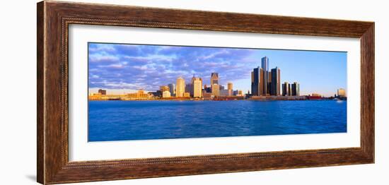 Renaissance Center, Detroit, Sunrise, Michigan-null-Framed Photographic Print