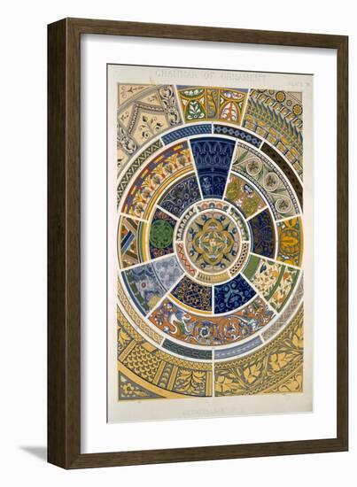 Renaissance No 5, Plate 78, from The Grammar of Ornament by Owen Jones-Owen Jones-Framed Giclee Print