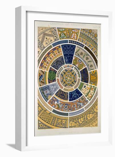 Renaissance No 5, Plate 78, from The Grammar of Ornament by Owen Jones-Owen Jones-Framed Giclee Print