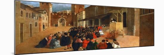 Renaissance : Saint Dominic (1170-1221) Preaching in Recanati Par Lotto, Lorenzo (1480-1556), 1508.-Lorenzo Lotto-Mounted Giclee Print