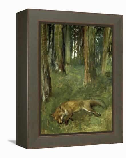 Renard Mort Sous Bois-Edgar Degas-Framed Premier Image Canvas