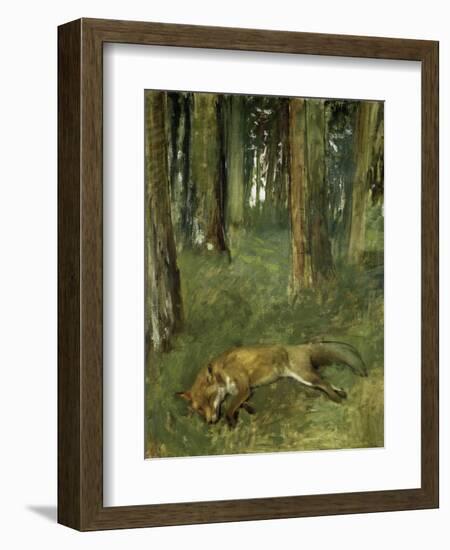 Renard Mort Sous Bois-Edgar Degas-Framed Giclee Print