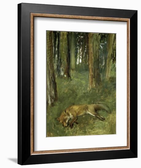 Renard Mort Sous Bois-Edgar Degas-Framed Giclee Print