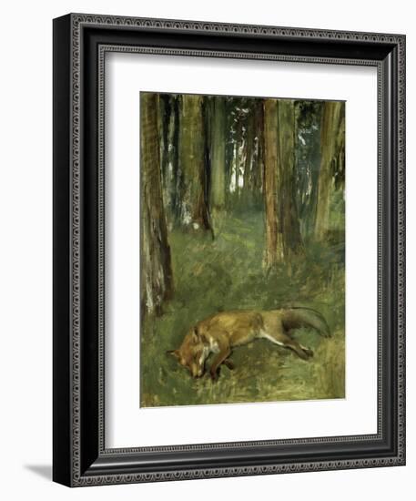 Renard Mort Sous Bois-Edgar Degas-Framed Giclee Print