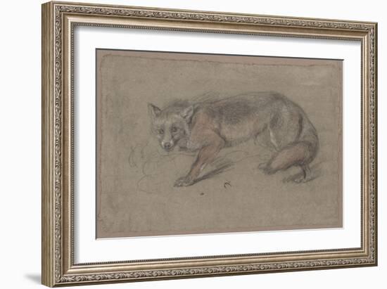 Renard tourné vers la gauche-Pieter Boel-Framed Giclee Print