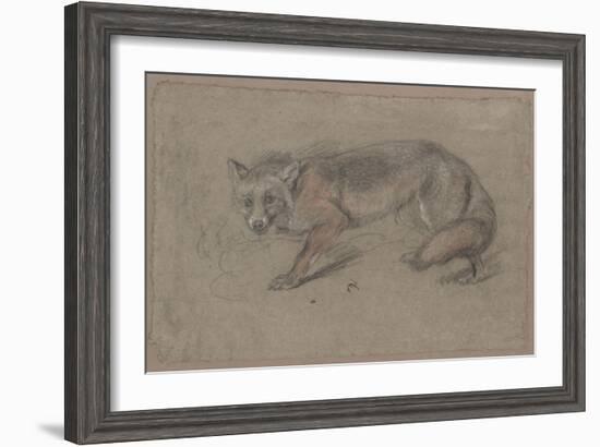 Renard tourné vers la gauche-Pieter Boel-Framed Giclee Print