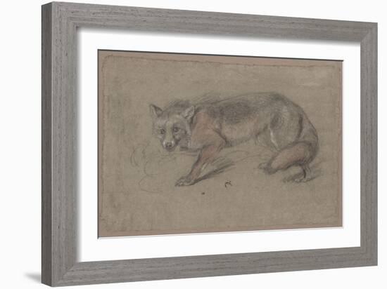 Renard tourné vers la gauche-Pieter Boel-Framed Giclee Print