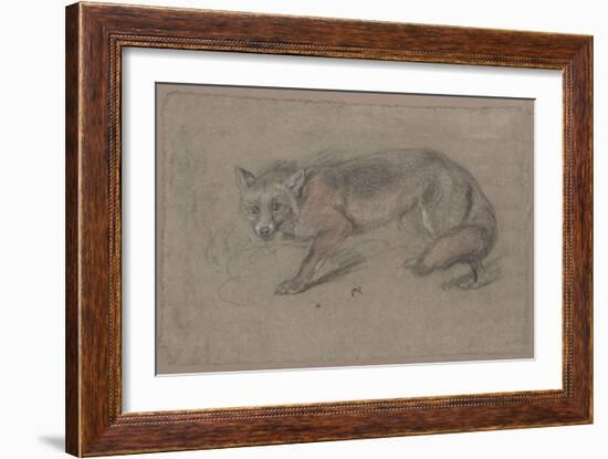 Renard tourné vers la gauche-Pieter Boel-Framed Giclee Print