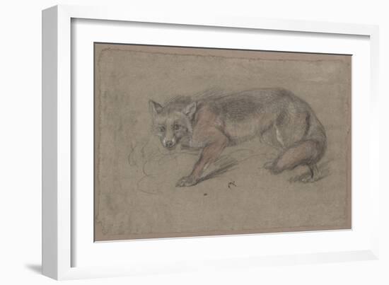 Renard tourné vers la gauche-Pieter Boel-Framed Giclee Print