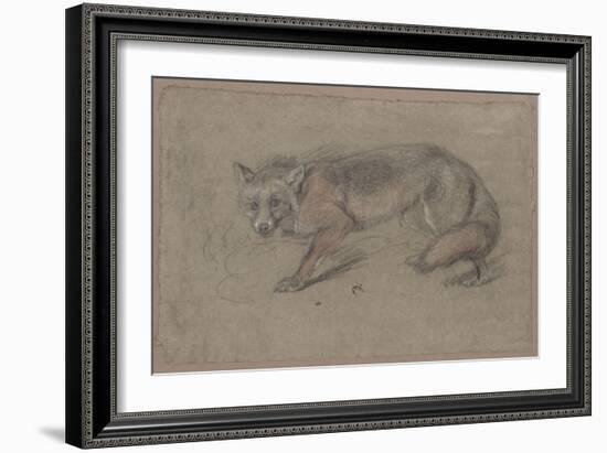 Renard tourné vers la gauche-Pieter Boel-Framed Giclee Print