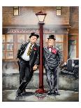 Laurel & Hardy Overnight Bench-Renate Holzner-Art Print