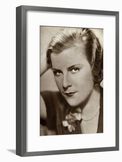 Renate Müller, German Actress, 1933-null-Framed Giclee Print