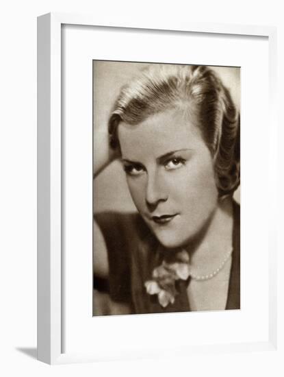 Renate Müller, German Actress, 1933-null-Framed Giclee Print