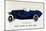 Renault 40Cv Sport-null-Mounted Art Print