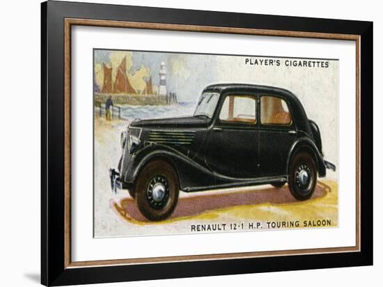 Renault Saloon-null-Framed Art Print