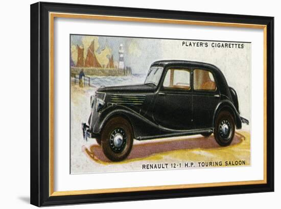 Renault Saloon-null-Framed Art Print