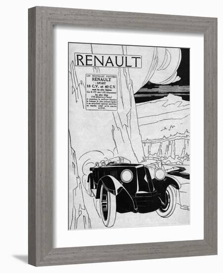 Renault Sports Models-null-Framed Art Print