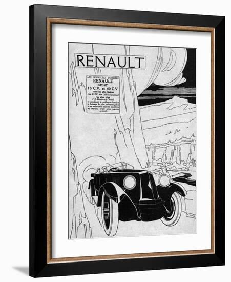 Renault Sports Models-null-Framed Art Print