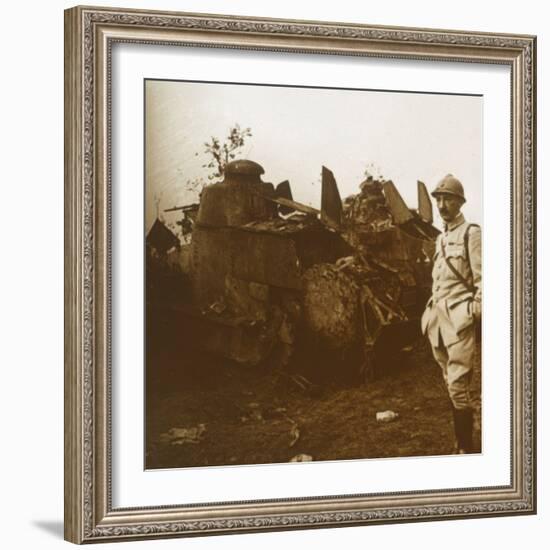 Renault tank, c1914-c1918-Unknown-Framed Photographic Print