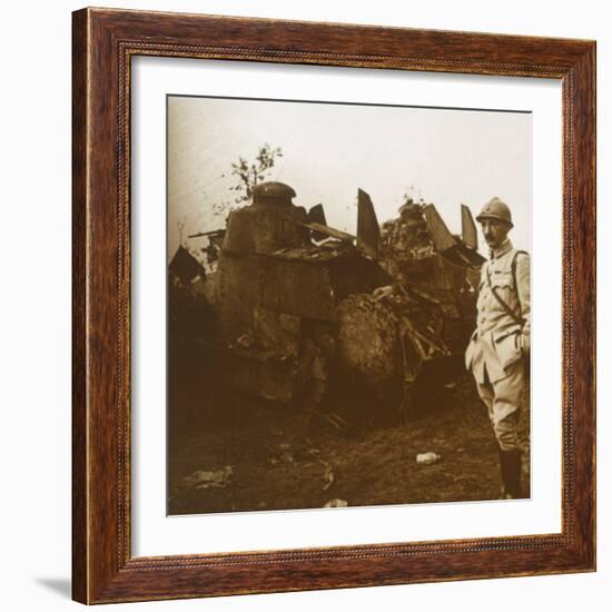 Renault tank, c1914-c1918-Unknown-Framed Photographic Print