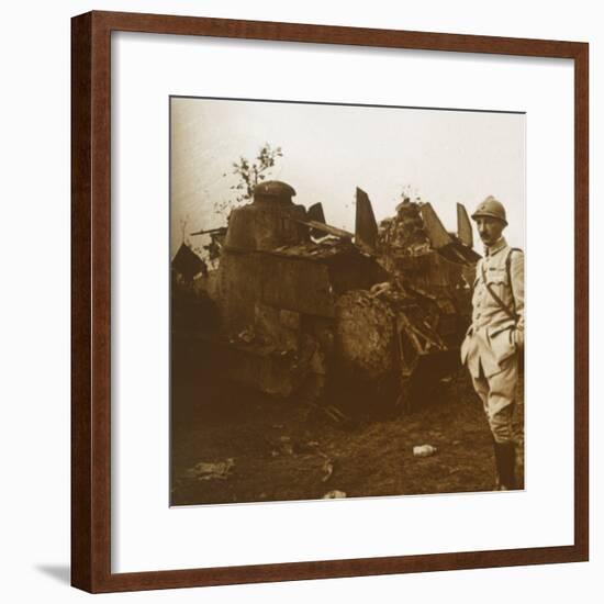 Renault tank, c1914-c1918-Unknown-Framed Photographic Print