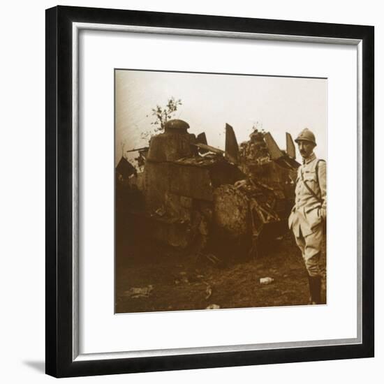 Renault tank, c1914-c1918-Unknown-Framed Photographic Print