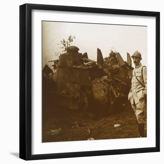 Renault tank, c1914-c1918-Unknown-Framed Photographic Print