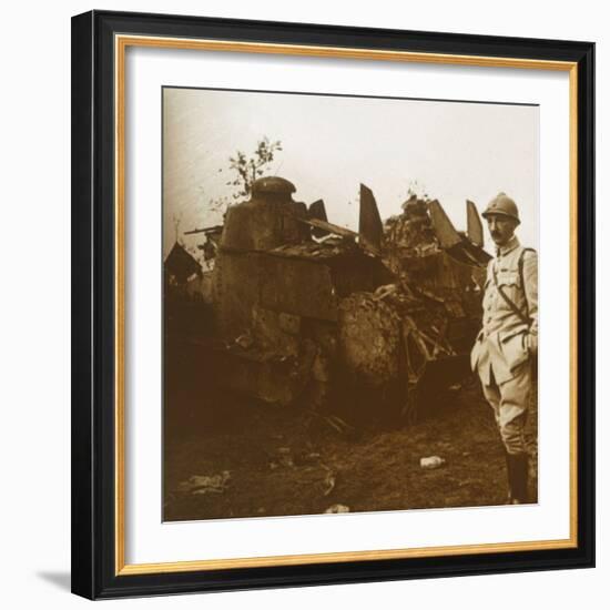 Renault tank, c1914-c1918-Unknown-Framed Photographic Print