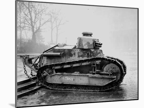 Renault Tank with 57mm Cannon, c.1918-Jacques Moreau-Mounted Photographic Print