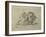 Rencontre de cavaliers maures-Eugene Delacroix-Framed Giclee Print