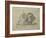 Rencontre de cavaliers maures-Eugene Delacroix-Framed Giclee Print