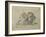 Rencontre de cavaliers maures-Eugene Delacroix-Framed Giclee Print