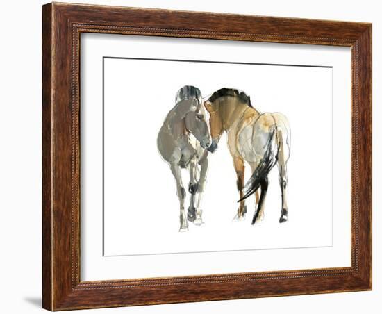 Rencontre (Przewalski), 2013-Mark Adlington-Framed Giclee Print