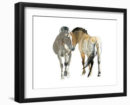 Rencontre (Przewalski), 2013-Mark Adlington-Framed Giclee Print