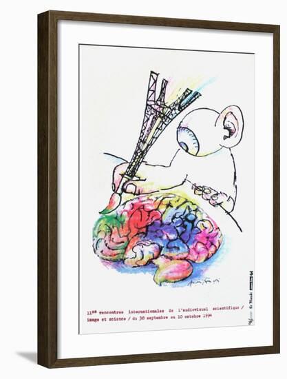 Rencontres Int. De L'Audiovisuel Scientifique-André François-Framed Collectable Print