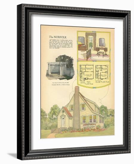 Rendering of American Home-null-Framed Art Print