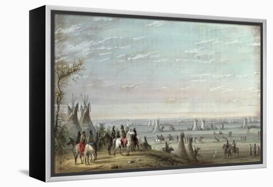 Rendezvous, 1837-Alfred Jacob Miller-Framed Premier Image Canvas