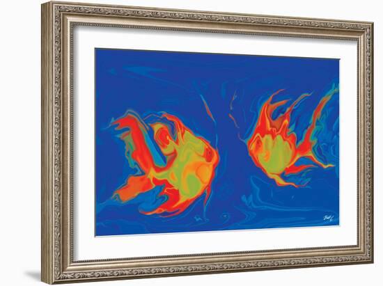 Rendezvous 2-Rabi Khan-Framed Art Print