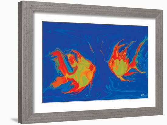 Rendezvous 2-Rabi Khan-Framed Art Print