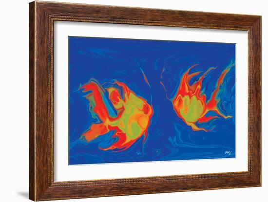 Rendezvous 2-Rabi Khan-Framed Art Print