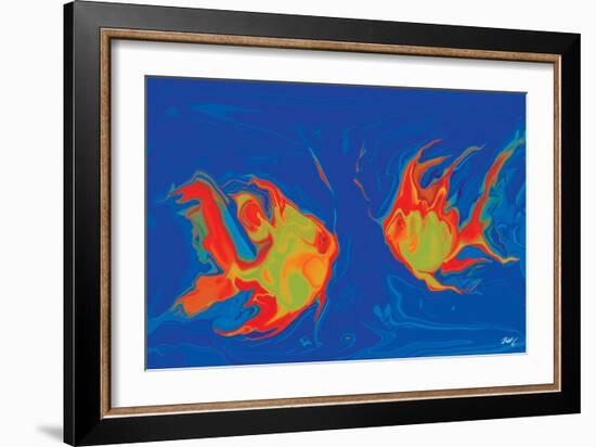 Rendezvous 2-Rabi Khan-Framed Art Print