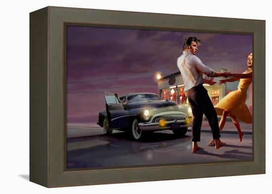 Rendezvous 2-Chris Consani-Framed Stretched Canvas