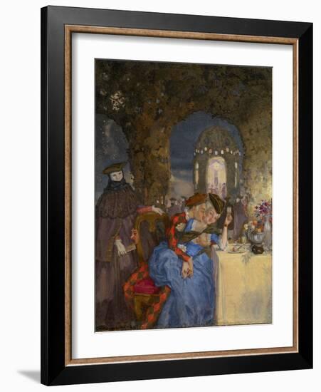 Rendezvous, C. 1918-Konstantin Andreyevich Somov-Framed Giclee Print