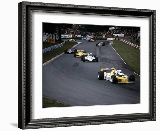 Rene Arnoux in the British Grand Prix, Brands Hatch, 1980-null-Framed Photographic Print