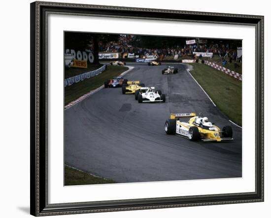 Rene Arnoux in the British Grand Prix, Brands Hatch, 1980-null-Framed Photographic Print