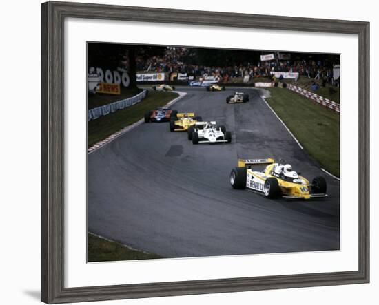 Rene Arnoux in the British Grand Prix, Brands Hatch, 1980-null-Framed Photographic Print