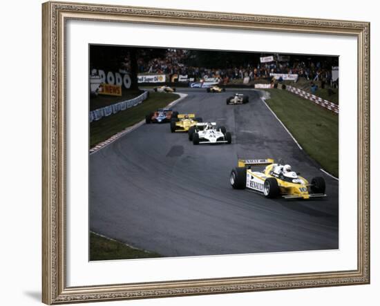 Rene Arnoux in the British Grand Prix, Brands Hatch, 1980-null-Framed Photographic Print