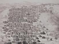 View of Part of the Town of Timbuktu from a Hill, Illustration from 'Journal D'un Voyage a Tombouct-Rene Caillie-Framed Giclee Print