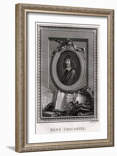 Rene Descartes, 1775-J Collyer-Framed Giclee Print